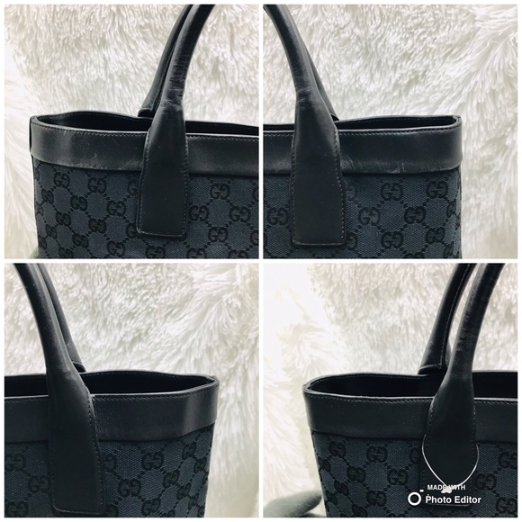 GUCCI GG CANVAS/LEATHER TOTE VGC LARGE  FINAL SALE - Picture 7 of 8